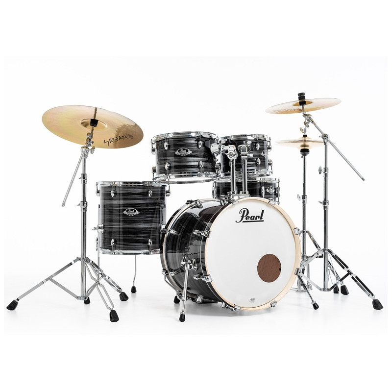 BATTERIE ACCOUSTIQUE FUSION 20- 5 FUTS Graphite Silver Twist PEARL