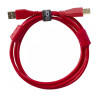 CABLE USB 2.0 A-B ROUGE DROIT 1M UDG