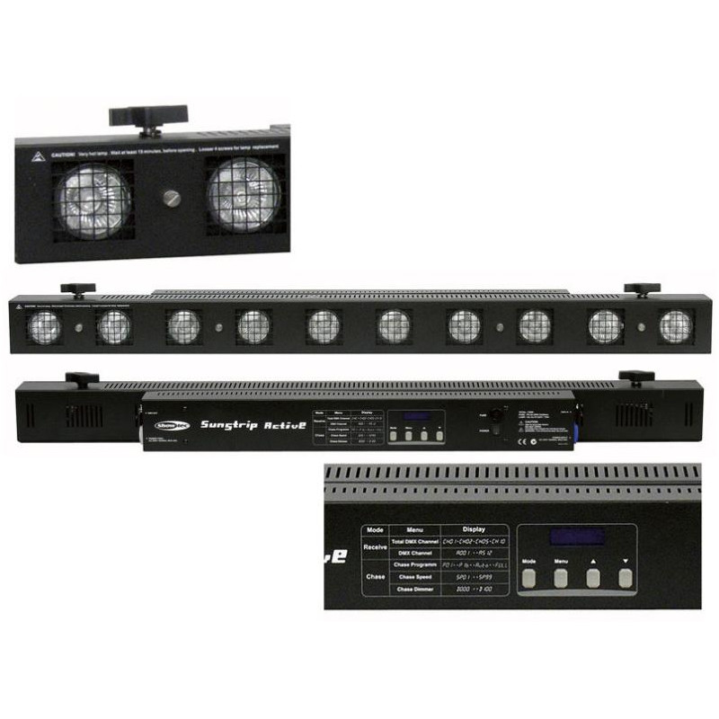 SUNSTRIP ACTIVE DMX SHOWTEC 10X75W - OCCASION