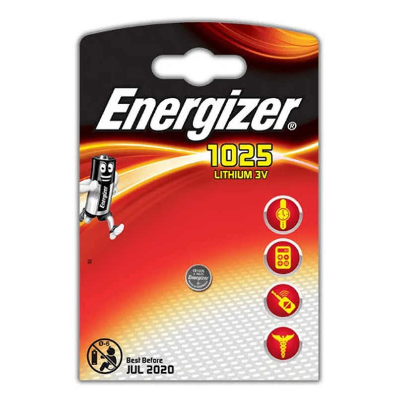 PILE ENERGIZER CR1025 3V 30mAh LITHIUM
