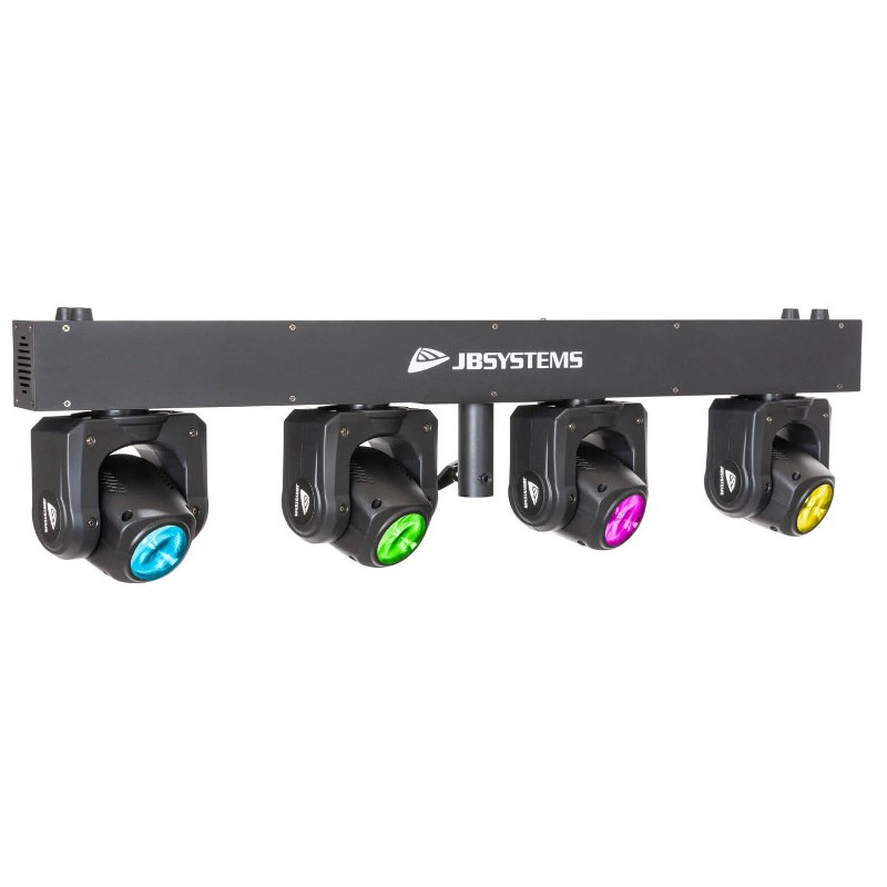 JEU DE LUMIERE 4 LYRES 40W RGBW JB SYSTEMS