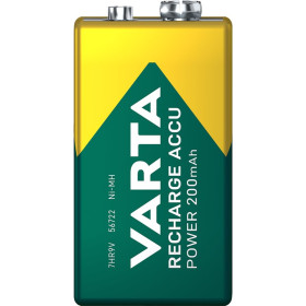 ACCU 9V 6HR61 RECHARGEABLE 200mAh VARTA
