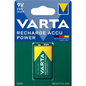 ACCU 9V 6HR61 RECHARGEABLE 200mAh VARTA