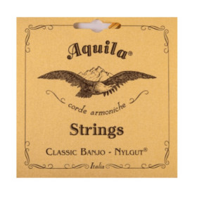 JEU DE 5 CORDES BANJO MEDIUM NYLGUT AQUILA