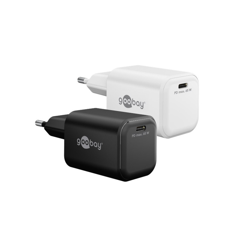 CHARGEUR RAPIDE NOIR USB-C 65W/3A