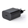 CHARGEUR RAPIDE NOIR USB-C 30W/3A POUR SMARTPHONE NEDIS