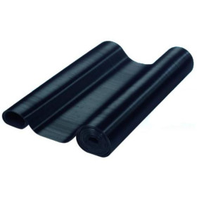 TAPIS CAOUTCHOUC NOIR POUR CABLE 0.70m x 10m