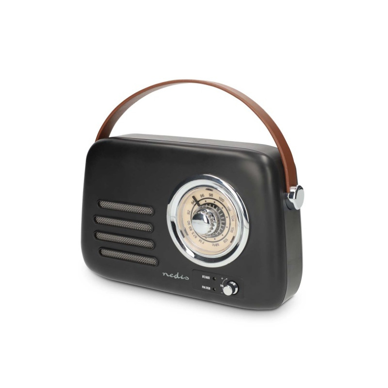 RADIO VINTAGE AUTONOME NOIR BT FM 3W