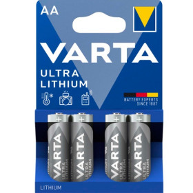 BLISTER 4 ACCUS 6106 AA VARTA ULTRA LITHIUM 1.5V DC