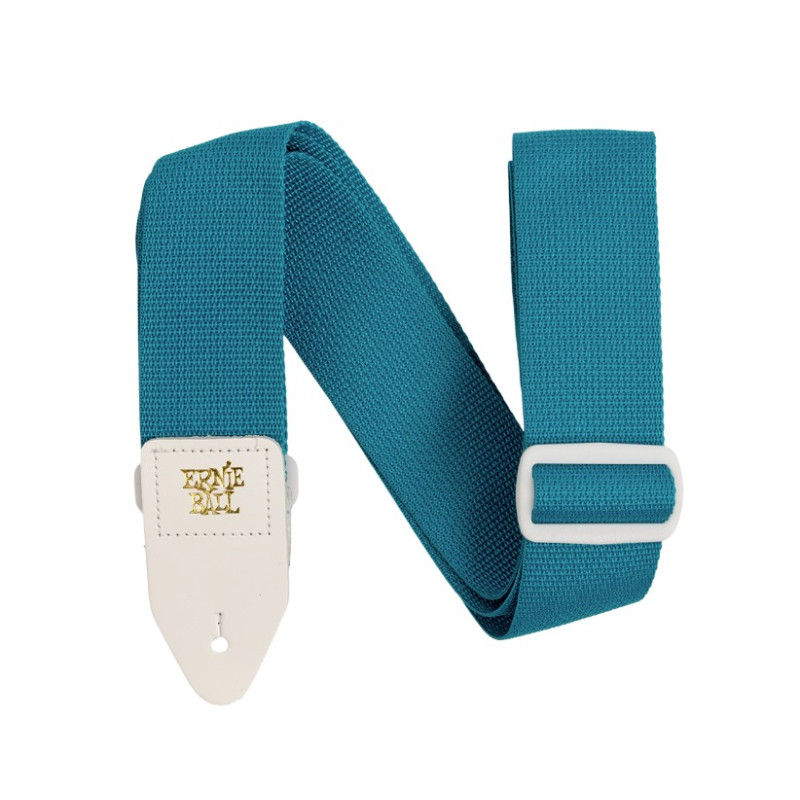 COURROIE BLEU SARCELLE ET BLANCHE ERNIE BALL