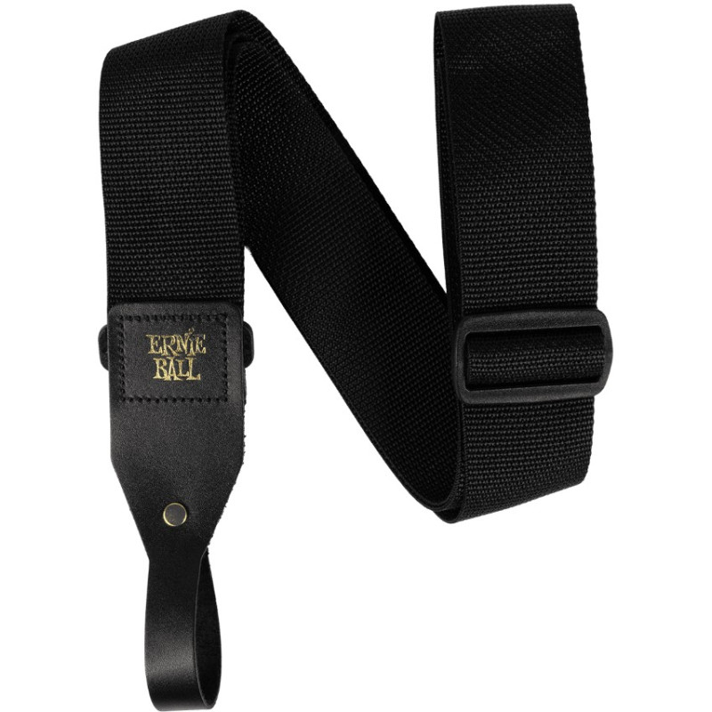 SANGLE POUR GUITARE ACOUSTIQUE NOIRE ERNIE BALL