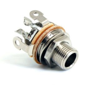 JACK CHASSIS PURE TONE MONO MULTI CONTACT 1/4" 6.35MM NICKEL