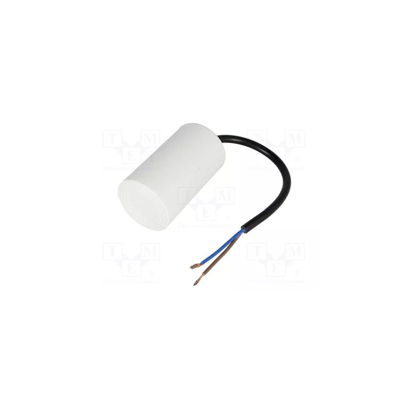 CONDENSATEUR MOTEUR 14UF 450V AVEC CABLE