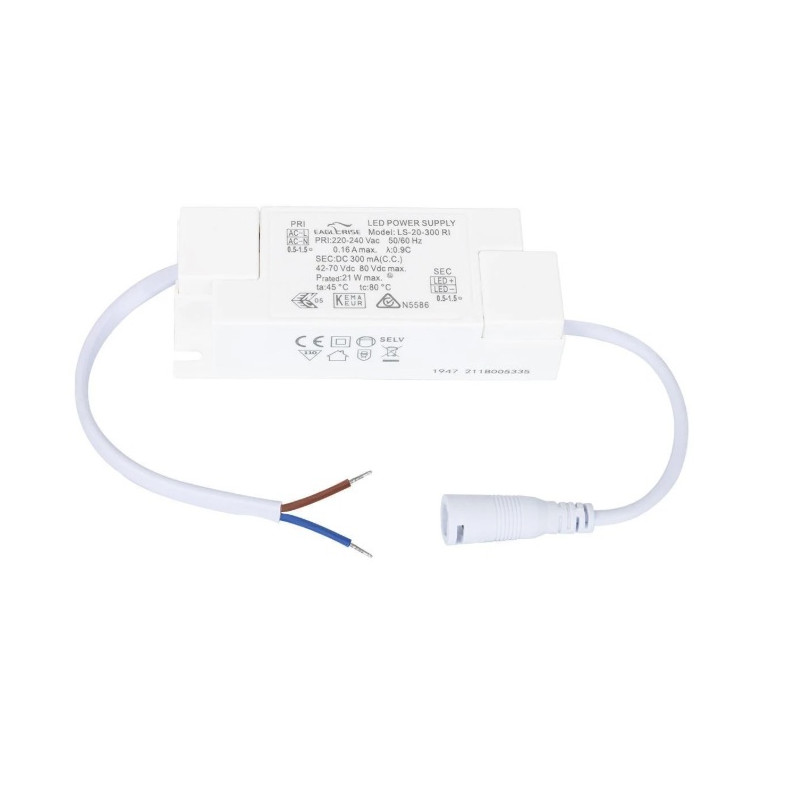 DRIVER 220-240V Sortie 42-70V DC 300mA 21W