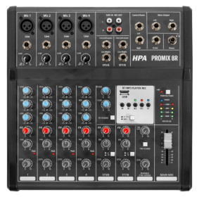 Console de Mixage Analogique 8 CANAUX HPA