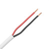 BOBINE 100 METRES CABLE HP ROND BLANC PVC 2X2.50mm² (DIAMETRE 7,6mm)