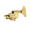 GOTOH® MÉCANIQUE BASSE GB707E BOUTON "Y" CÔTÉ GRAVE 1:20 DORÉ (1pce)