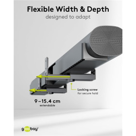 SUPPORT MURAL POUR BARRE DE SON UNIVERSEL