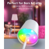 LAMPE LED DE TABLE A LED SANS FIL RGBW 38CM BLANCHE