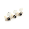 MÉCANIQUES CLASSIQUE 3+3 HAUSER BOUTON NACRÉ NICKEL DER JUNG®