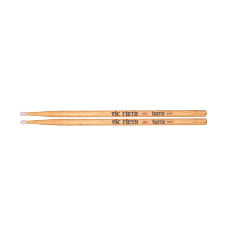 PAIRE DE BAGUETTE TERRA 5ATN OLIVE NYLON VIC FIRTH