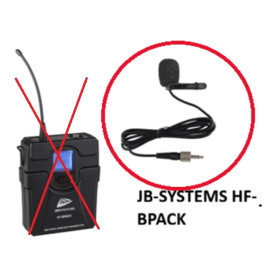 MICRO CRAVATE SEUL DU HF-BPACK JB SYSTEMS
