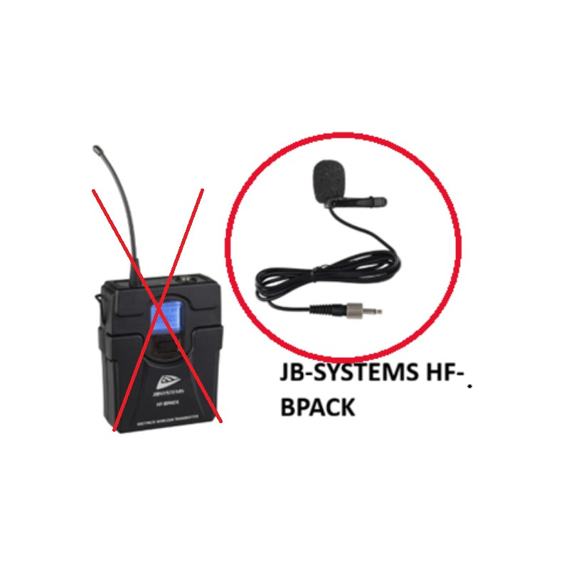 MICRO CRAVATE SEUL DU HF-BPACK JB SYSTEMS