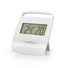 THERMOMETRE DIGITAL INTERIEUR+ HUMIDITE BLANC NEDIS