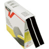 ROULEAU SCRATCH VELCRO 20MM x 10m NOIR - MALE ET FEMELLE