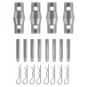 POUTRE CARREE ALU 290MM L200CM FINITION ALU CONTESTAGE