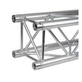 POUTRE CARREE ALU 290MM L50CM FINITION ALU CONTESTAGE