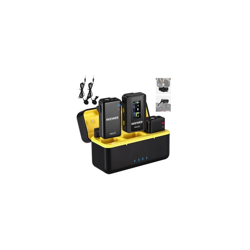 Système de microphones de Lavalier sans fil NEEWER