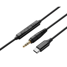 CABLE JACK/USB-C + MICRO POUR CASQUE AUDIOPHONY