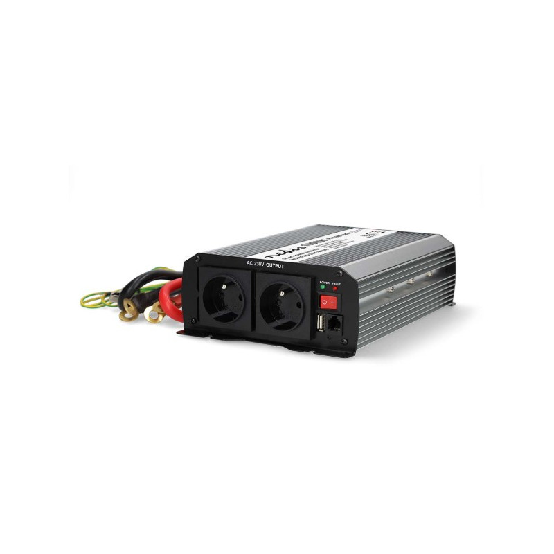 CONVERTISSEUR 12V DC VERS 230V 1000W AVEC PORT USB