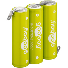 Pack de 3 batteries AA LSD-NiMH 3,6 V 2100 mAh