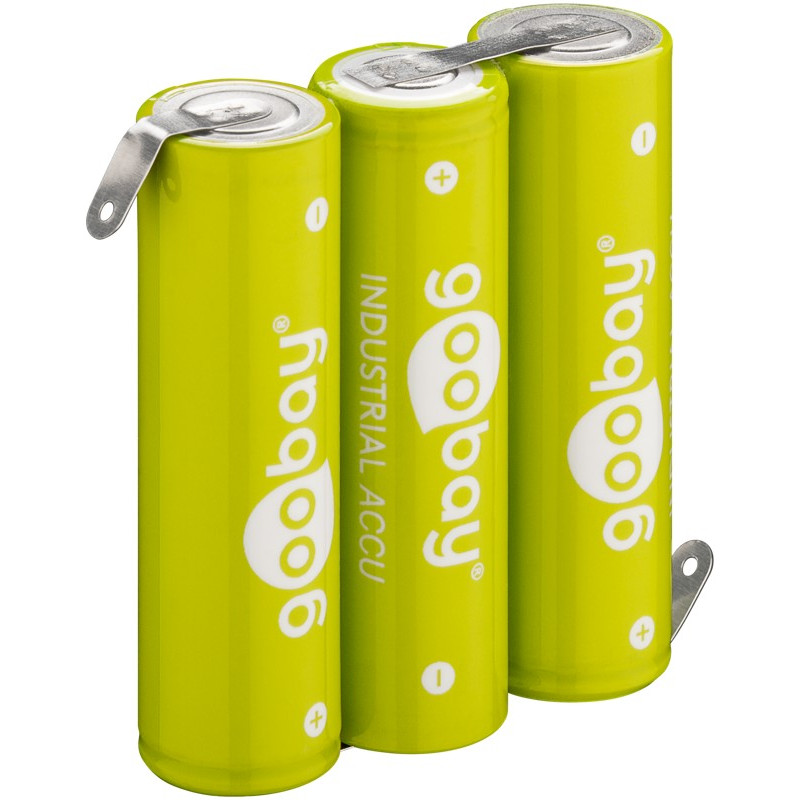 Pack de 3 batteries AA LSD-NiMH 3,6 V 2100 mAh