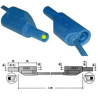 CORDON LABO SECURITE 0,50m NOIR TYPE 2 2712-IEC-50N ELECTRO PJP ROHS