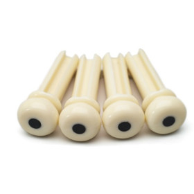 4 CHEVILLES BASSE ACOUSTIQUE PLASTIQUE CRÈME