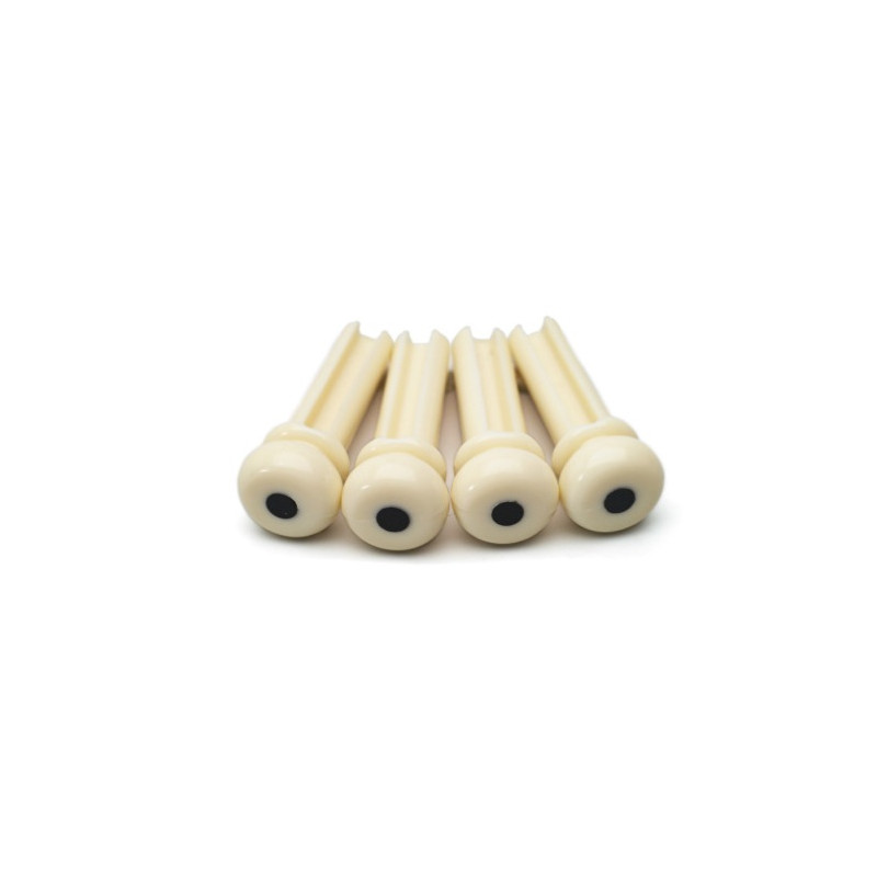 4 CHEVILLES BASSE ACOUSTIQUE PLASTIQUE CRÈME