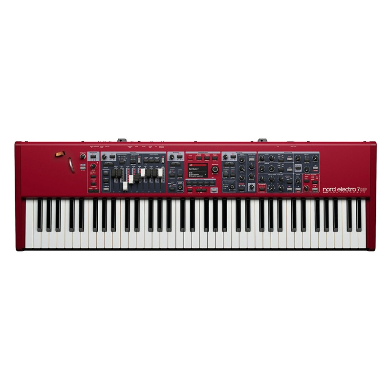 CLAVIER NORD ELECTRO ROUGE 73 NOTES TOUCHER LOURD