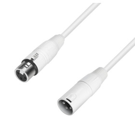 CORDON XLR MALE / XLR FEMELLE BLANC REAN 2.50 METRES