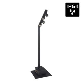 PROJECTEUR ACCU LED EXPO IP65 4X5W + WDMX NOIR BRITEQ