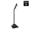 PROJECTEUR ACCU LED EXPO IP65 4X5W + WDMX NOIR BRITEQ