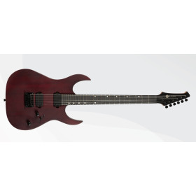 SPIRA GUITARS S400MBK SATIN WIN RED