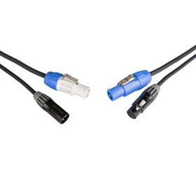 CABLE AVEC CONNECTEURS SEETRONIC XLR 3 BROCHES 3M