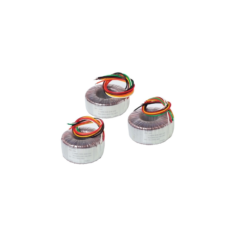 TRANSFO TORIQUE AUDIO 8 OHMS VERS LIGNE 100V PUISSANCE 50/100/200/300