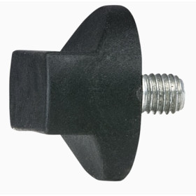 BOUTON PLASTIQUE VISSANT NOIR M10 X 12MM NOIR POUR RIDEAU WENTEX