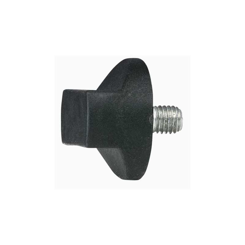 BOUTON PLASTIQUE VISSANT NOIR M10 X 12MM NOIR POUR RIDEAU WENTEX