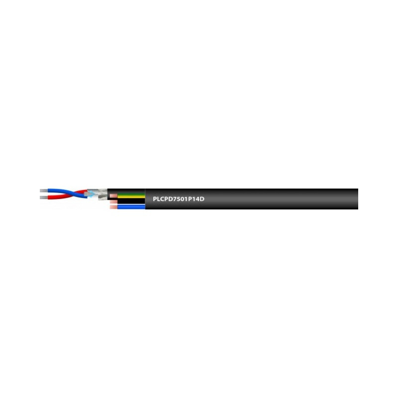 CABLE ALIM + DATA POUR ECLPROFILE UN & DAT 1M PROLIGHTS