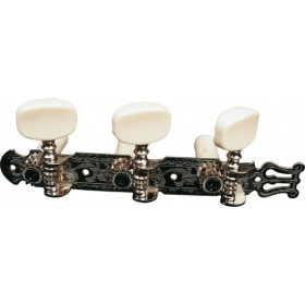 MECANIQUES (3+3) POUR GUITARE CLASSIQUE PLATINE NICKEL YELLOW PARTS